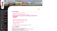 Desktop Screenshot of edsicma.univ-brest.fr